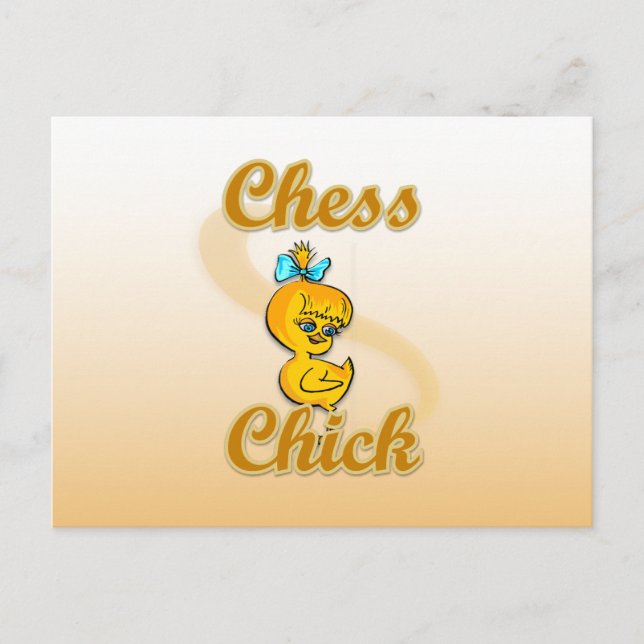 Chess  Chick Postcard (Front)