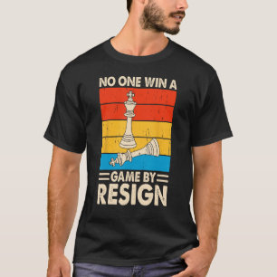 Chess clothing retro vintage sunset for chess pla T-Shirt