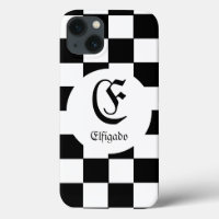 Chess Club Custom Name Initial