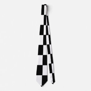 Chess Club Custom Name Initial Neck Tie
