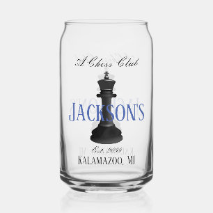 Chess Club w Classic King Dessin Verre Bière