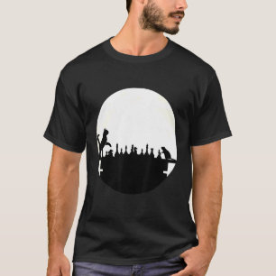 Chess Coach For Men Clothing Mouse Cat Moon Women T-Shirt