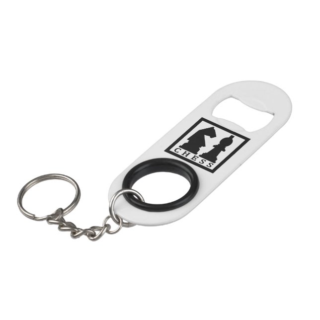 CHESS custom monogram bottle opener Mini Bottle Opener (Front Angled)