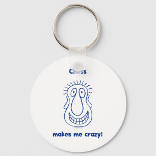 Chess Drives Me Crazy Keychain