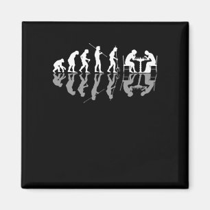 Chess Evolution Chessboard Lover Chess Gamer Magnet
