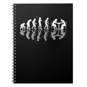 Chess Evolution Chessboard Lover Chess Gamer Notebook