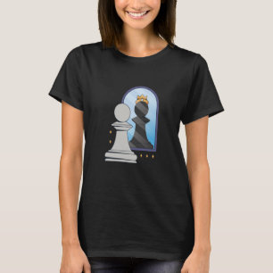 chess figure king game queen horse pieces knight R T-Shirt