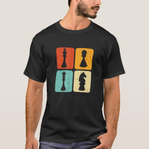Chess Figures  Chess Player Pun Quote T-Shirt