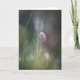 Chess Flower Nature Photo Card