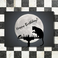 Chess Full Moon Cat and Mouse Game Happy Birthday