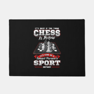 Chess Funny Quotes Humour Sayings Doormat