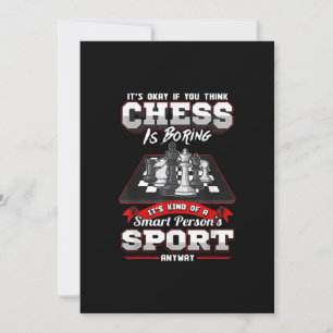 Chess Funny Quotes Humour Sayings Holiday Card