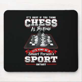 Chess Funny Quotes Humour Sayings Mouse Pad