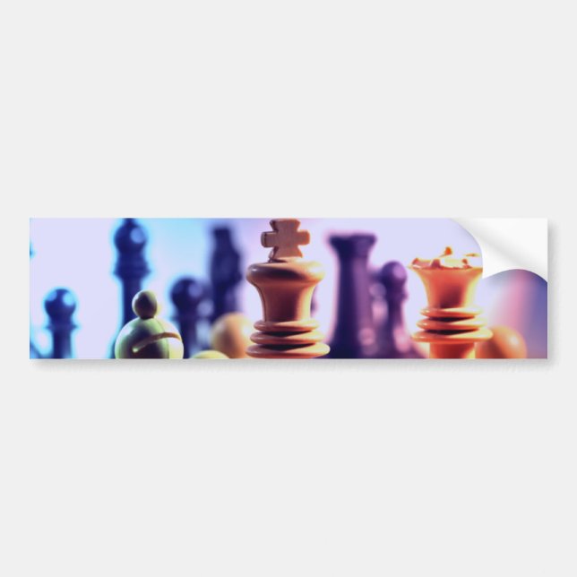 Chess Game Bumper Sticker (Front)