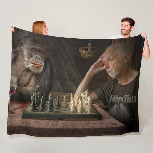 CHESS GAME FLEECE BLANKET (In Situ)