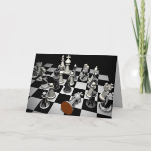 chess game greeting card