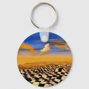 Chess game keychain