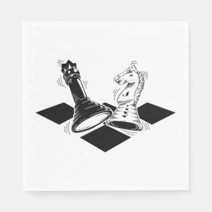Chess Game Napkin