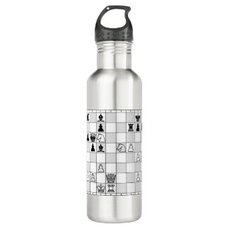 Chess Game One 710 Ml Water Bottle