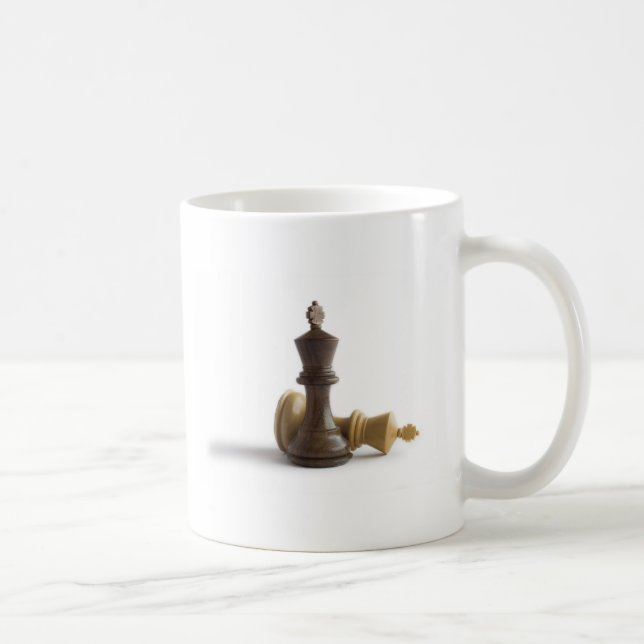 Chess Game Over Coffee Mug (Right)
