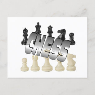 Chess Game Postcard