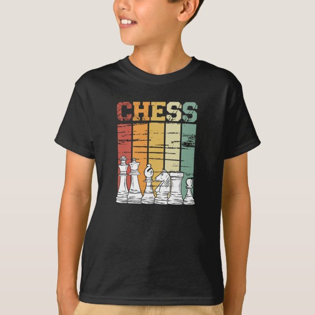 Chess game retro vintage T-Shirt (Front)