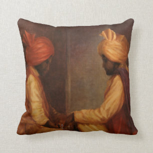 Chess Game Throw Pillow