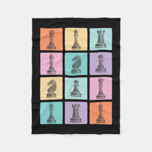 Chess Gift I Really Love The Chess Pieces Fleece Blanket