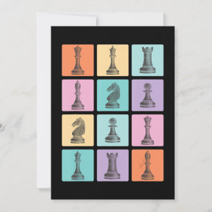 Chess Gift I Really Love The Chess Pieces Holiday Card