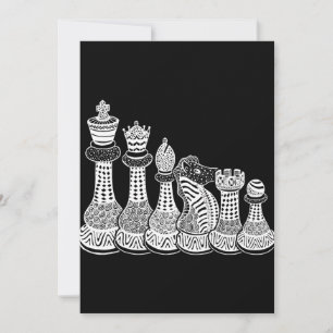 Chess Gift   I Really Love The Chess Pieces Thank You Card