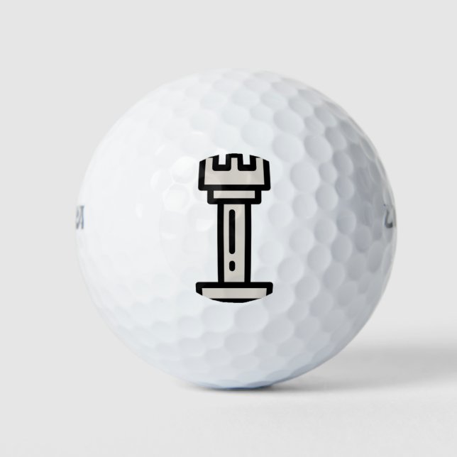 chess golf balls (Front)