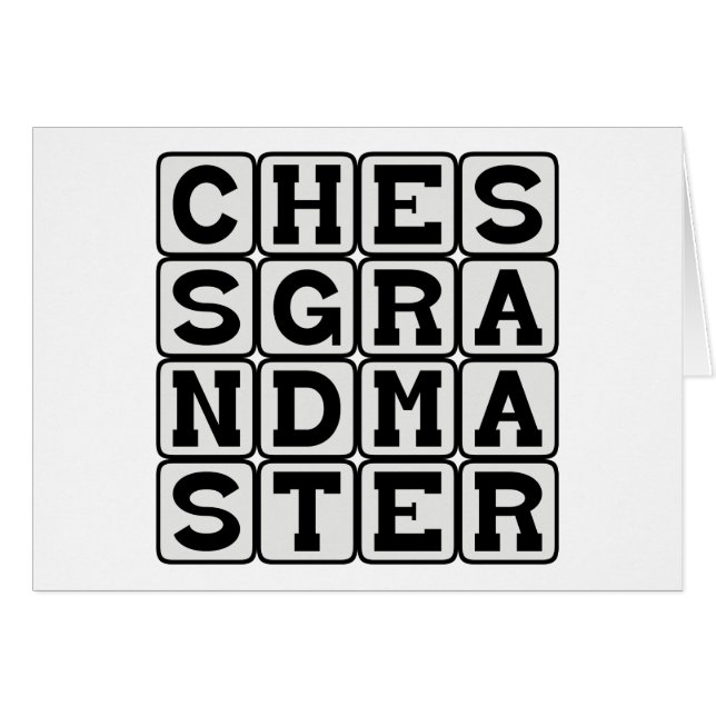 Chess Grandmaster, Good At Chess (Front Horizontal)