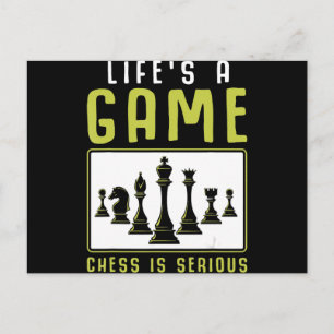 Chess Heartbeat Chess Master Chess Club Invitation Postcard