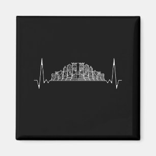 Chess Heartbeat Magnet