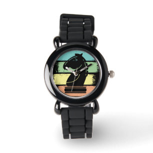 Chess Horse Retro Watch