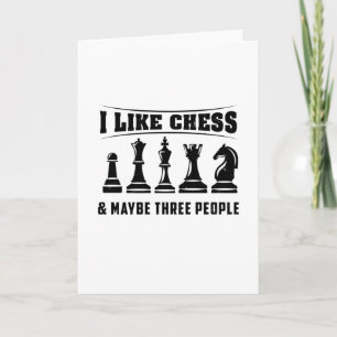 Chess - I Like Chess Card