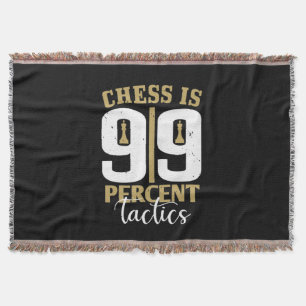 Chess Is 99 Percent Tactics Throw Blanket