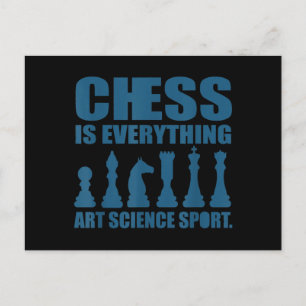Chess Is Art Science Sports Gift Women Men Postcard