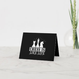Chess Is Like Life Invitation