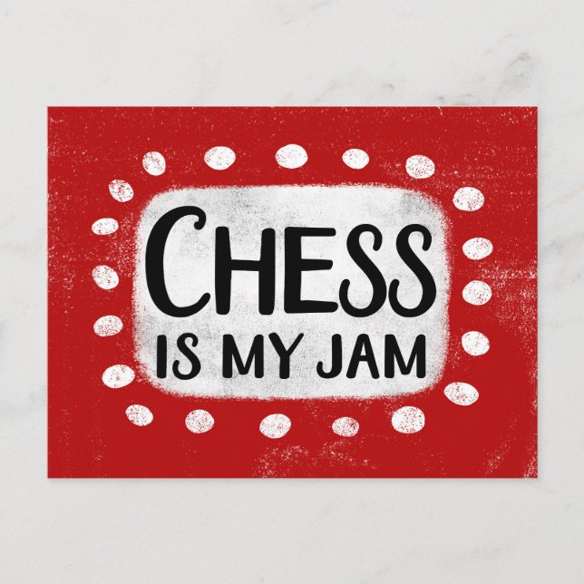 Chess Is My Jam Postcard (Front)