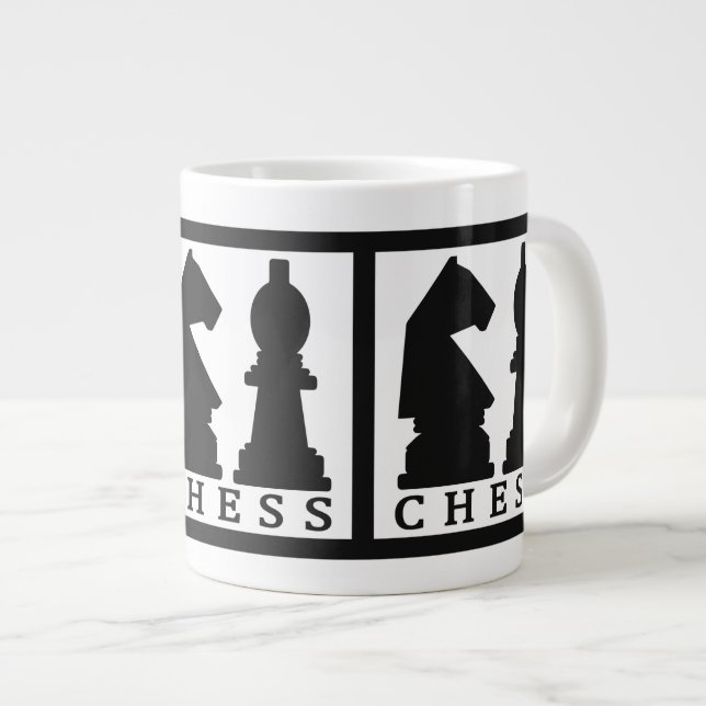 CHESS jumbo mug (Front Right)