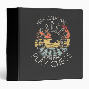 Chess - Keep Calm and Play Chess Binder