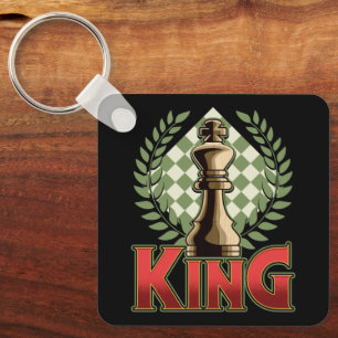 Chess King Keychain