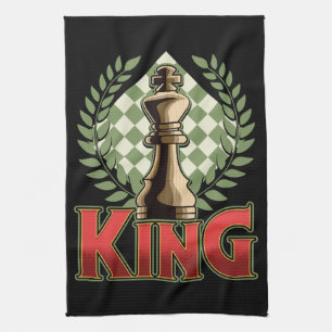 Chess King Kitchen Towel