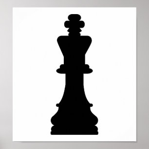 Chess king poster