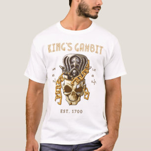 Chess King's Gambit Est 1700 Moves 1.e4 e5 2.f4 T-Shirt