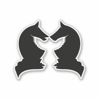 Chess knights & eagle