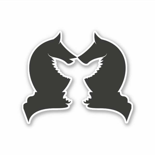 Chess knights & eagle (Front)