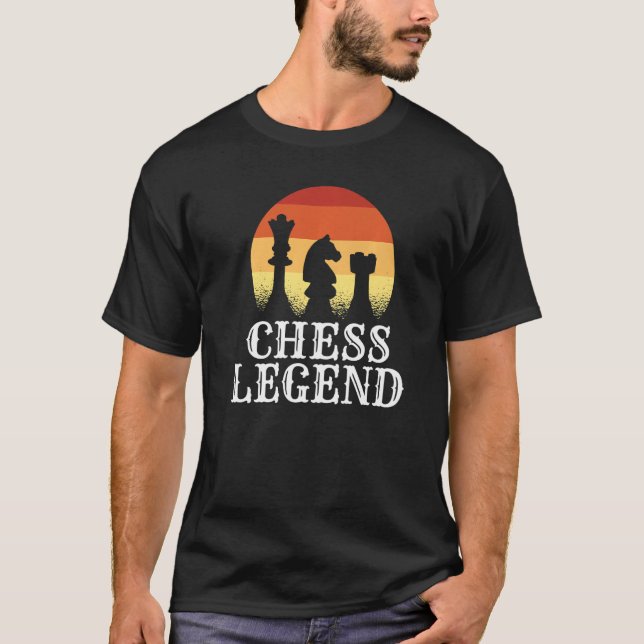 Chess Legend Chess Pieces Chess T-Shirt (Front)