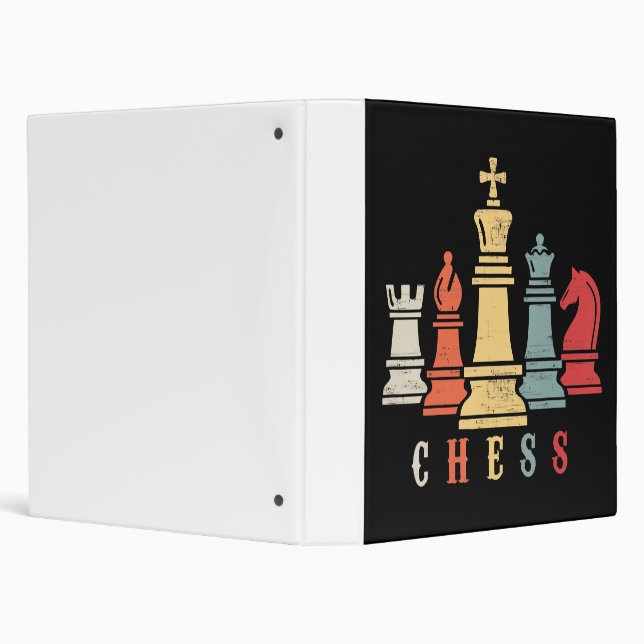 Chess Lover | Chess Set Checkmate Gift Binder (Background)